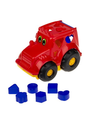 Сортер-трактор "Коник" №1 червоний | 6360299
