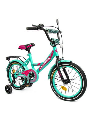 Велосипед детский "Sky" бирюзовый (колёса 16") | 6360708