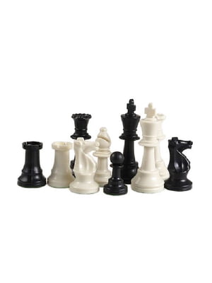 Шахматные фигуры Стаунтон пластик без утяжелителя 97 мм | 6360980
