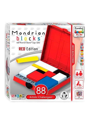 Головоломка Блоки Мондріана (червоний) | 6360989