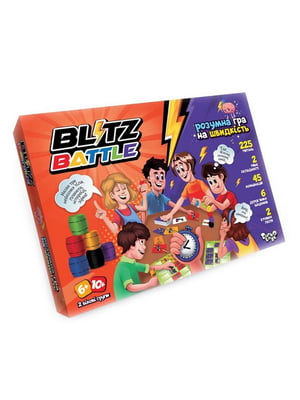 Настольная игра "Blitz Battle" укр | 6361650