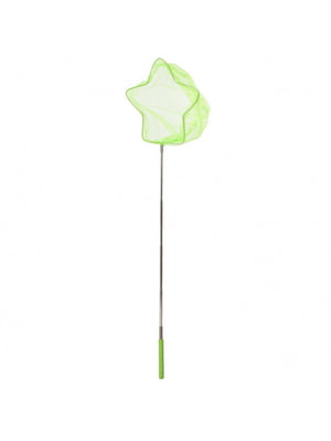 Дитячий сачок для метеликів "Зірка" зелений (86 см) | 6362429