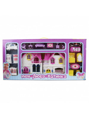 Домик для кукол мебель, фигурки, машина | 6363340