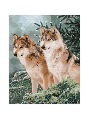 Картина по номерам "Волчий взгляд" (40х50 см) | 6363369