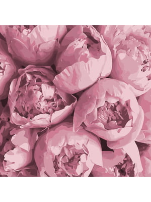 Картина за номерами. "Рожева ніжність" (40х40 см) | 6363857