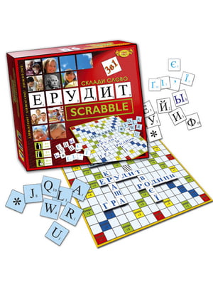 Гра "Склади слово. Ерудит (Scrabble)" | 6364082