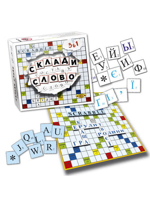 Гра "Склади слово. Ерудит (Scrabble)" | 6364083