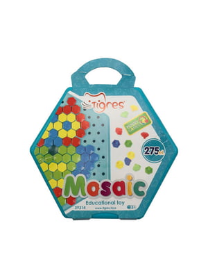 Іграшка розвиваюча "Мозаїка" (Бірюзово-оранжевий) | 6364582