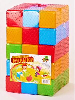 Кубики цветные 45 шт. | 6365049