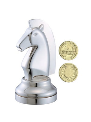 Головоломка Cast Chess Knight silver Шахматный Конь | 6365145