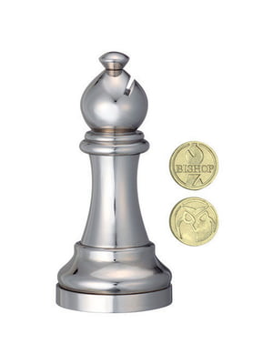 Головоломка Cast Chess Bishop silver Шаховий Слон (Офіцер) | 6365148