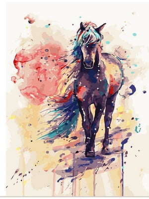 Картина по номерам "Фантастическая лошадь" | 6365193