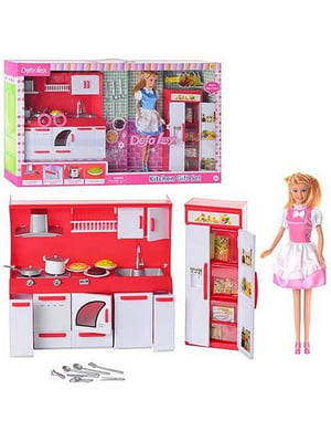 Лялька з набором кухні | 6365733