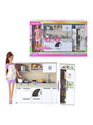 Кукла DEFA с набором кухня | 6365734
