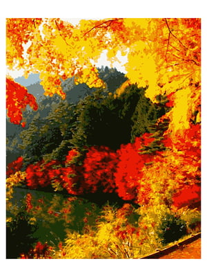 Картина за номерами Яскрава осінь (50x60 см) | 6366039