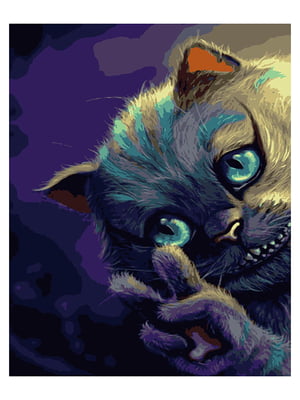 Картина по номерам Чеширский кот (50x60 см) | 6366043