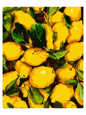 Картина по номерам Сочные лимоны (50x60 см) | 6366063