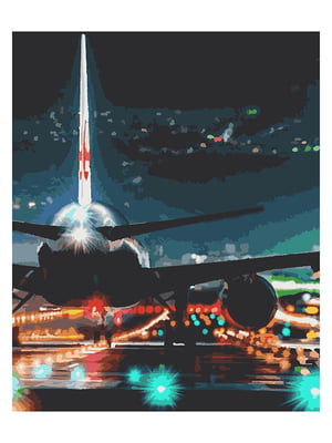 Картина по номерам Самолет (50x60 см) | 6366070