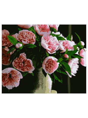 Картина по номерам Розовые пионы (50x60 см) | 6366077