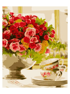Картина за номерами Рожевий настрій (50x60 см) | 6366078