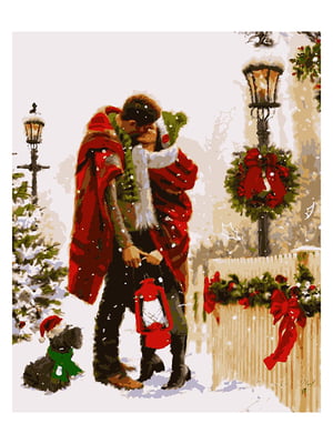 Картина за номерами Різдво з любов'ю (50x60 см) | 6366079