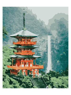 Картина по номерам Пагода (50x60 см) | 6366097