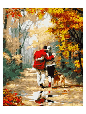 Картина за номерами Осіння прогулянка (50x60 см) | 6366103