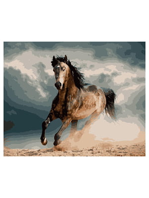 Картина по номерам Лошадь (50x60 см) | 6366146