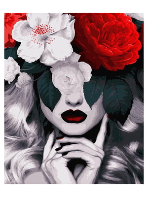 Картина по номерам Женщина-цветок (50x60 см) | 6366160