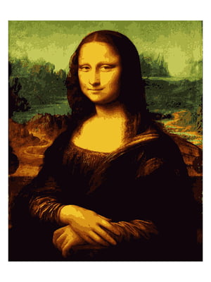 Картина по номерам репродукции Джоконда (50x60 см) | 6366170