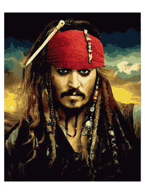 Картина за номерами Пірати карибського моря Джек Горобець (50x60 см) | 6366172