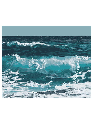 Картина за номерами Згадки про море (50x60 см) | 6366182