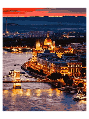 Картина по номерам Будапешт (50x60 см) | 6366183