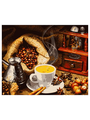 Картина по номерам Кофе ароматный (50x60 см) | 6366194