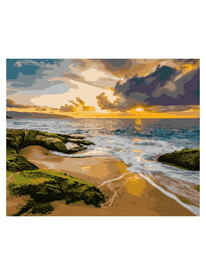 Картины по номерам Закат на море (40x50 см) | 6366249