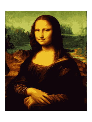 Картина по номерам репродукции Джоконда (40x50 см) | 6366277