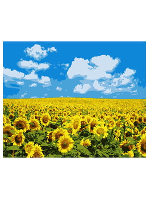 Картина за номерами (40x50 см) Поле соняшників | 6366331