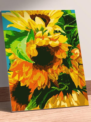 Картина за номерами Яскраві соняшники (40x50 см) | 6366362
