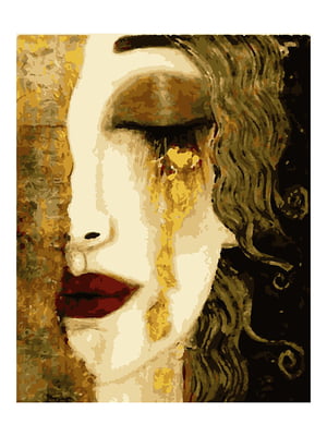 Картина по номерам (40x50 см) Золотые слезы (с золотой краской) | 6366425