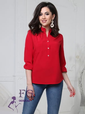 Блуза красная | 6366453
