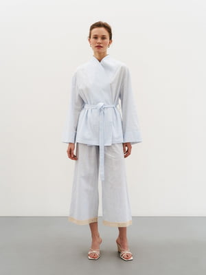 Жакет-кимоно голубой | 6367016