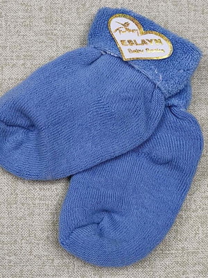Шкарпетки сині махрові | 6367227