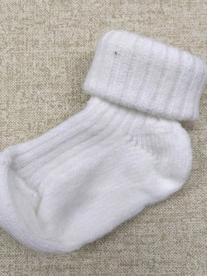 Шкарпетки білі махрові | 6367232