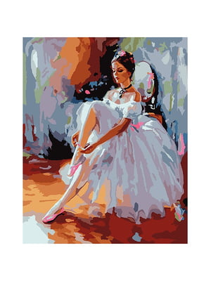Картина по номерам «Хрупкая балерина» (40х50 см) | 6371087