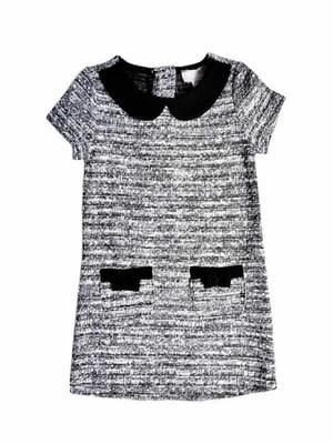 Сукня чорно-біла в смужку | 6373642