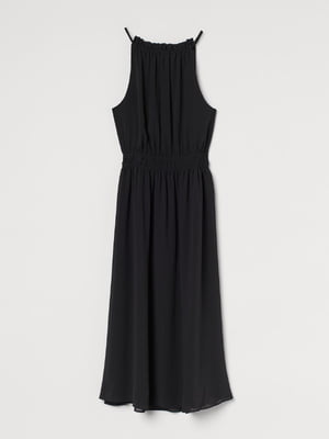 Платье черное с оборками | 6374210