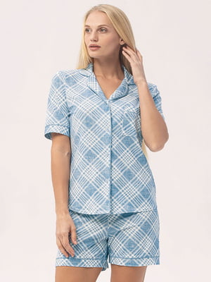 Комплект пижамный: рубашка и шорты | 6374450