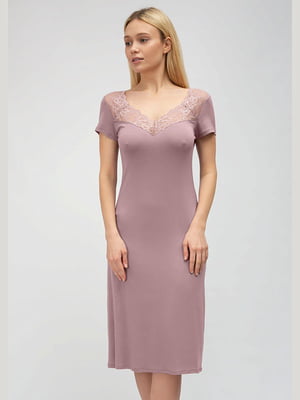 Платье-футляр розовое с узором | 6374995