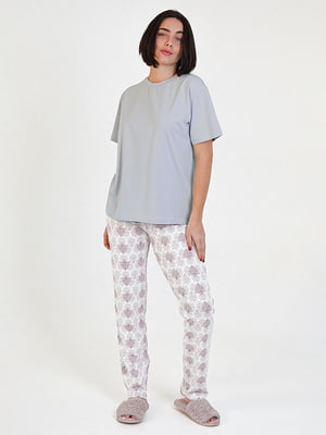 Комплект піжамний: футболка та штани | 6375011