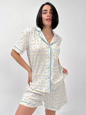 Комплект пижамный: рубашка и шорты | 6375119